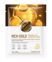Enough Маска для лица тканевая с коллоидным золотом Rich Gold Intensive, 25г  / 10 шт.