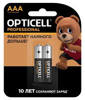 Батарейка OPTICELL PROFESSIONAL Алкалиновая LR03 BL-2 /24/96/2шт блистер/мизинец