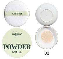 Пудра матирующая рассыпчатая NATURAL «URBAN VEIL»Farres 3036-03  (светло-бежевый)
