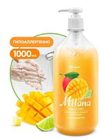 Крем-мыло жидкое увлажняющее 1000 мл "Milana манго и лайм" флакон с дозат./6