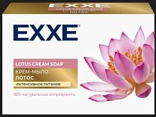 EXXE Косметическое крем-мыло "Лотос" 90г (кор)/24