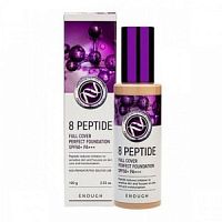 Enough Тон. основа для лица с пептидами 8 Peptide SPF 50 тон. 13, 100мл /100 шт.