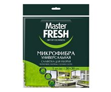 Master FRESH Микрофибра салфетка универсальная 1 шт (чёрная)/30