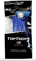 TopTech 2 (5 одноразовых бритв) муж.