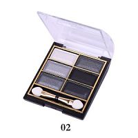 Тени для век 6-ти цв. перлам. Farres 1104 т. 02