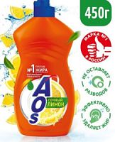 АОС Ср-во д/мыт.посуды 450г Лимон/20