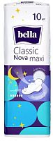 Прокладки Bella Classic Nova Maxi air 10шт белая линия