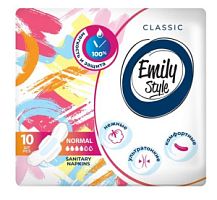 Emily STYLE CLASSIС прокладки критика NORMAL 10шт УЛЬТРАТОНКИЕ/24