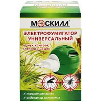 Москилл Электрофумигатор Универ. д/пластин и жидкостей /40шт.