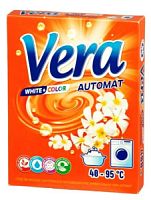 ВЕРА - Автомат стиральный порошок универсальный фосфатный, 400гр (к/пачка красная)/22