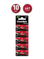 Батарейка CAMELION AG 7 (395) Mercury Free /10/100/3600/часовая
