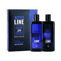 Набор муж. AСTIVE LINE (гель для душа 250мл + шампунь 250мл)/20