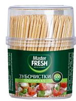 Master FRESH Зубочистки 500шт пластиковая банка/36