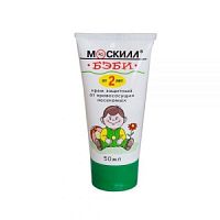 Москилл Крем от комаров БЭБИ детский с 2 лет туба 50мл/35   071-022