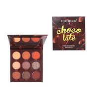 Тени для век 9-ти цв. HB210-11 "Choco Late" шоколадная палитра