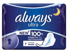 Always  7шт Ультра найт dri plus