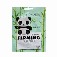MondSub Маска для лица Funny Animals укрепляющая, панда 24ml  /100 шт.