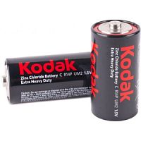 Батарейка Kodak Солевая R14 Heavy Duty SR-2 /24/144/2шт спайка (СРОК 12.26)