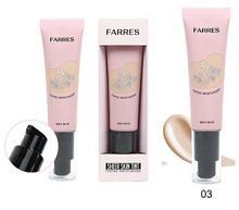 Тональный флюид с дозатором Farres 4067-03 30 г (тёплый бежевый)