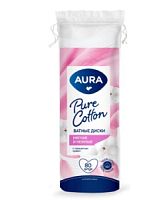 Aura Beauty Ватные диски 80шт