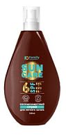 Солнцезащитный спрей для легкого загара SPF 6 серии Family Cosmetics, 150 мл