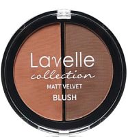 Румяна 2-х цв. компактные BL-09 Matte&Velvet тон 02 загар !
