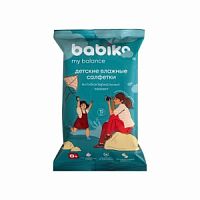 BABIKO My balance Влажные салфетки детские антибактериальные 0+ 15шт/48