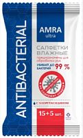 Amra Влажные салфетки антибактериальные 20шт