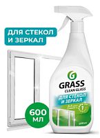 Очиститель для стекол, зеркал, пластика, хрома, кафеля Clean glass (флакон 600 мл) триггер/8