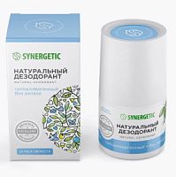 Synergetic Натуральный дезодорант без запаха 50мл/12