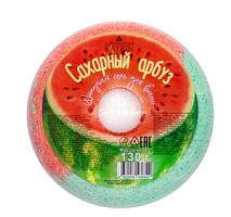 Шипучая соль для ванн Пончик Candy baht bar Сахарный арбуз 130 г