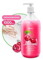 Крем-мыло жидкое увлажняющее 1000 мл "Milana спелая черешня" флакон с дозат./6