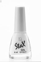 Лак д/н  Stax gel-effect    № 1 белый  6мл  / шт.