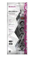 Сетевой фильтр Defender Largo 1,8м 5гн 10А/30/п/п
