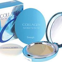 Enough Компактная пудра с коллагеном Collagen SPF25 увлажняющая (вкл. сменный блок) тон.13