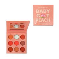 Тени для век 9-ти цв. HB210- 1 "Baby Got Peach" персиковая палитра