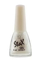 Лак д/н  Stax gel-effect    №51 6мл   серебристый  / шт.