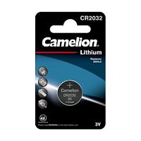 Батарейка CAMELION Литиевая CR2032 BL-1 (литий, 3В) 10/1800