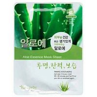 Natureby Маска для лица тканевая с экстрактом алоэ Aloe Essence Mask Sheet, 23г  /100шт.