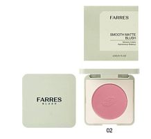 Румяна компактные NATURAL “URBAN BLOOM" Farres 2118-02  (фламинго)