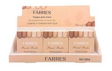 Упаковка Пудра Farres 3004 шелковая, 12 штук с тестерами