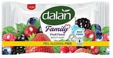 Туалетное мыло Dalan Family "Фруктовый сад", 100г  /72шт