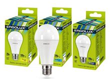 Лампа Ergolux LED-A65-20W-E27-6K ЛОН дневн. /10/100