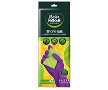 Master FRESH Перчатки ПРОЧНЫЕ латексные с хлопком размер L/XL, 1 пара/50