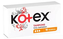 Kotex Тампоны normal уп 16шт