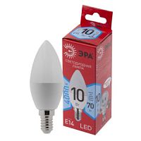 Лампа ЭРА LED  B-35-10w-840-Е14 R/свеча хол.