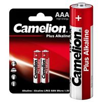 Батарейка CAMELION Алкалиновая LR03 BL-2 /24/576/2шт блистер/мизинец