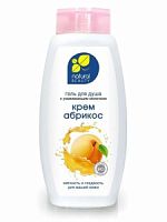 Milk Fruit Гель для душа с ухаживающим молочком "Крем Абрикос" Мягкость и гладкость 530 мл./10