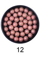 Румяна Farres в шариках 2044 №12 с кистью (пепельно-розовый)