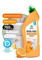 Чистящий гель для дезинфекции и отбеливания "DOS GEL" Сила цитрусов (флакон 750 мл)/12